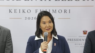 Keiko empieza a trabajar como presidenta electa