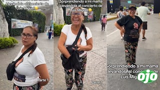 Hombre sorprende a su mamá con entradas al concierto de Luis Miguel: “¿Alguien más lloró?