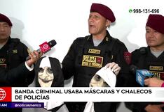 Banda criminal usaba máscaras y chalecos policiales en Villa El Salvador (VIDEO)