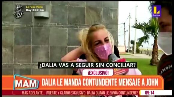 Declaraciones de Dalia Durán