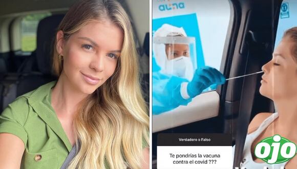 “Sin dudarlo”: Brunella Horna asegura que se aplicará la vacuna contra el Covid-19 | OJO