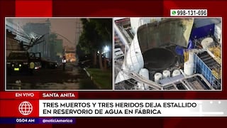Municipalidad de Santa Anita clausuró fábrica tras estallido que dejó tres muertos (VIDEO)