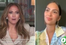 Natalie Vértiz y su impecable entrevista a Jennifer López en inglés: “Es buenísima gente” | VIDEO