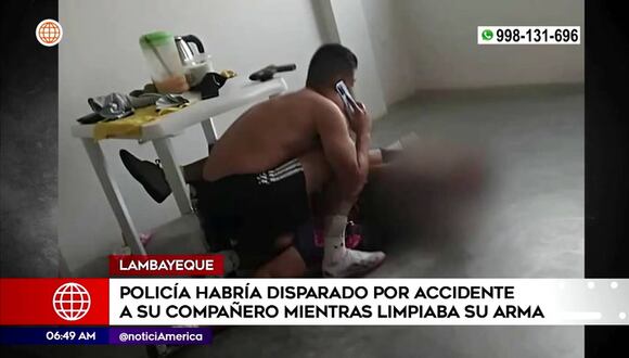 Lambayeque: Policía le dispara a su compañero