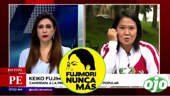 Keiko Fujimori responde que pasará con el colectivo “Fujimori nunca más” de ser presidenta | VIDEO