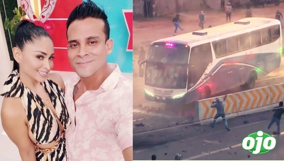 Atacan con piedras a bus de Puro Sentimiento | OJO