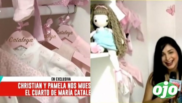 Christian Domínguez y Pamela Franco muestran la habitación de su hija - diario ojo