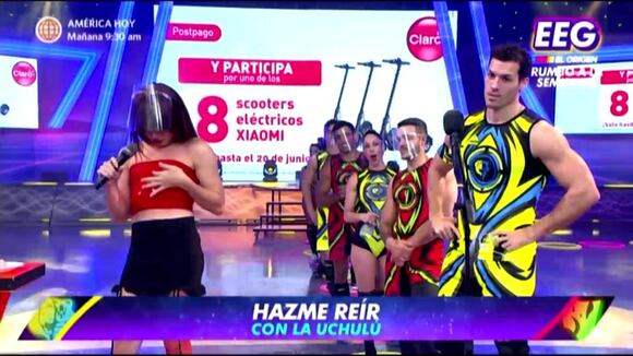 “Esto es guerra”: ‘La “Uchulú’ se emociona al cumplir su sueño de tener a Patricio Parodi como chambelán