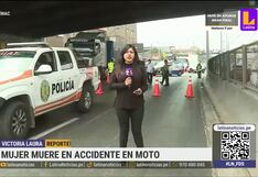 Fallece mujer que viajaba en moto sin casco, en la vía Evitamiento (VIDEO)