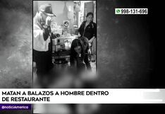 Asesinato en restaurante de La Victoria: Se trataría de un ajuste de cuentas (VIDEO)