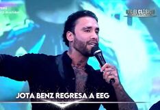 Jota Benz regresó a Esto es Guerra tras superar lesión en la rodilla: “pisar esta casa que me vio nacer, es un miedo que estoy venciendo”