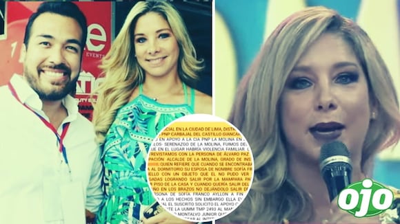 Denuncia policial contra Sofía Franco | diario OJO