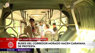 Vocero del Corredor Morado asegura que la ATU no cumplía con su labor de retirar a los vehículos informales (VIDEO)