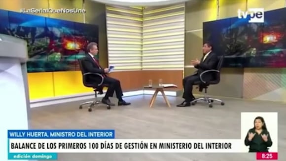 Declaraciones del ministro del Interior