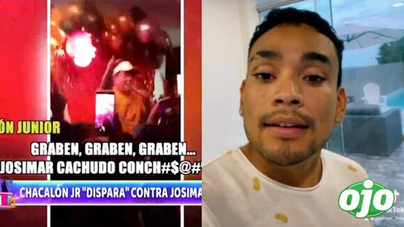Chacalón Jr insulta a Josimar en privadito - Magaly TV La firme - diario OJO