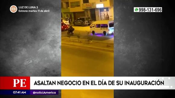 Asaltan negocio en día de su inauguración