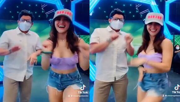 Rosángela Espinoza y Gian Piero Díaz bailan "Ay, rico, rico, rico" y arrasan en redes sociales