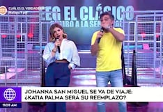 Así reaccionó Johanna San Miguel al enterarse de que Katia Palma podría reemplazar en EEG (VIDEO)