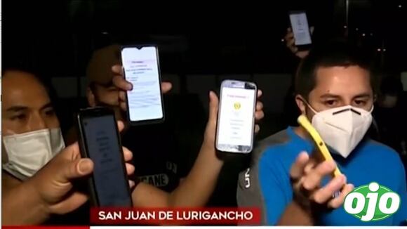 Serenos intervienen a personas, pese a que tenían pase peatonal | DIARIO OJO