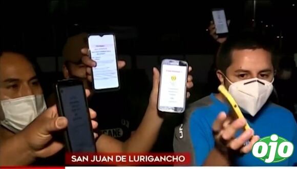 Serenos intervienen a personas, pese a que tenían pase peatonal | DIARIO OJO