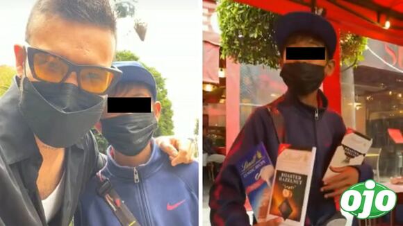 Ezio Oliva: niño le sorprende con su talento al vender y le compra todos su chocolates | OJO