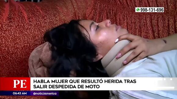 Habla mujer que resultó herida en choque
