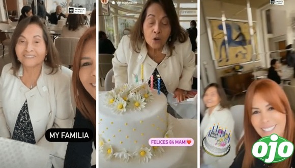 Magaly Medina celebra los 84 años de su mamá | OJO