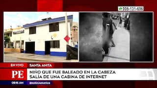 Niño de 12 años fue operado tras ser herido durante balacera de barristas en Santa Anita (VIDEO)