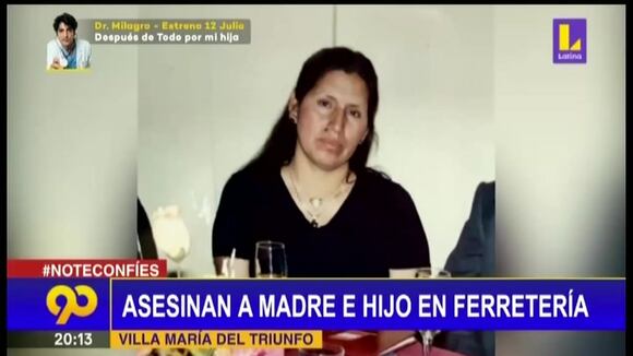 VMT: asesinan a madre e hijo en ferretería