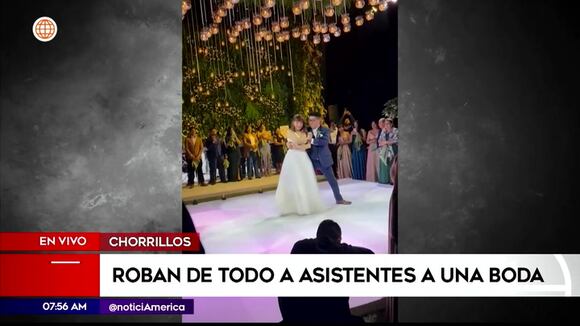Asaltan a invitados de boda en Chorrillos