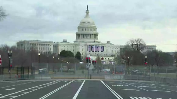 Washington es un pueblo fantasma en la semana de la investidura de Biden