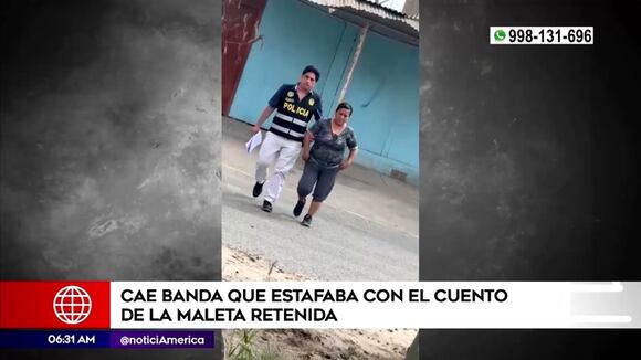 Policía captura banda criminal dedicada a robar y estafar bajo la modalidad de la ‘maleta retenida’