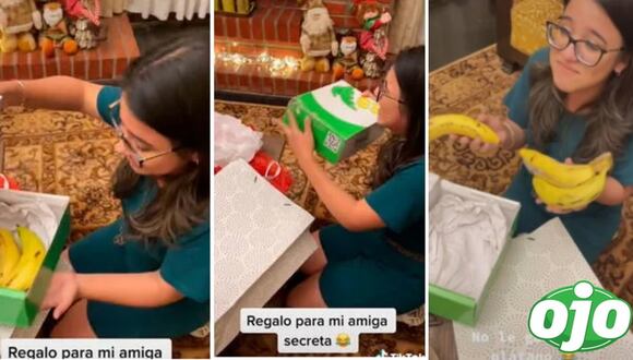 Tik Tok Viral: le hacen broma en el intercambio de regalo | OJO
