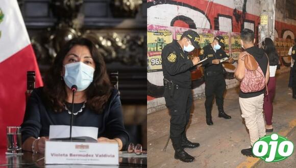 Violeta Bermudez sobre toque de queda | diario OJO