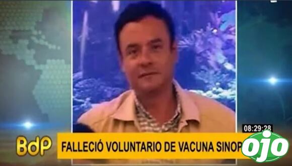 Fallece voluntario de los ensayos clínicos de la vacuna Sinopharm | DIARIO OJO