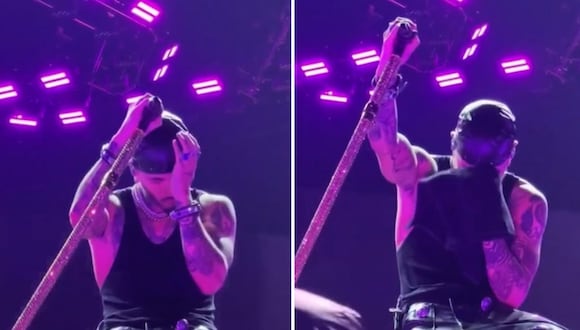 Rauw Alejandro se quiebra en concierto al cantar tema que le dedicó a Rosalía