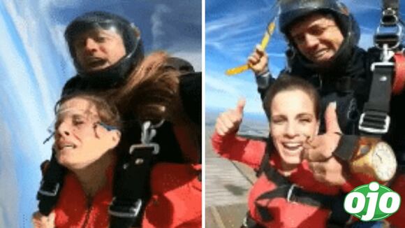 Alejandra Baigorria se lanza en paracaídas y comparte increíble video