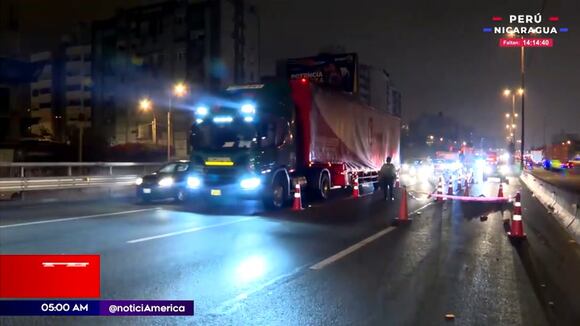 Mujer muere arrollada en la Panamericana Sur