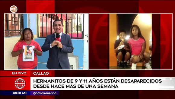 Callao: mujer busca a hijos desaparecidos