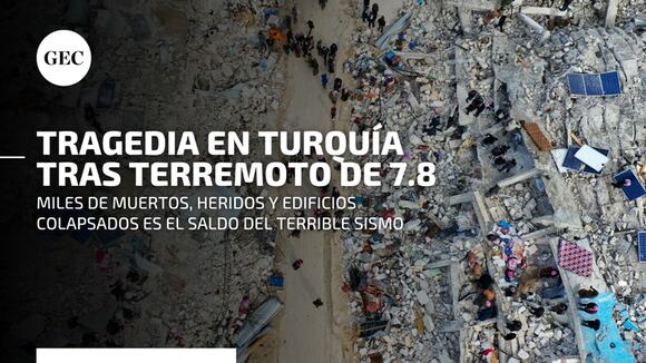 Turquía: miles de muertos y edificios colapsados tras terremoto de 7.8