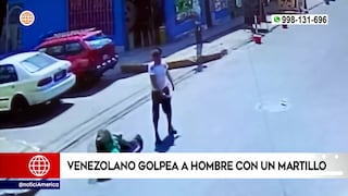 Extranjero golpea con un martillo en la cabeza a hombre en Santa Anita (VIDEO)