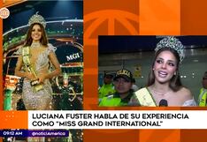 Luciana Fuster en Perú: El regreso triunfal de la Miss Grand 2023 en el aeropuerto (VIDEO)