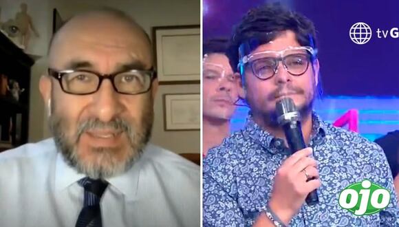 Dr. Elmer Huerta pide que programas de TV usen protector facial - Ojo