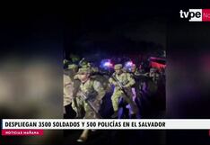 El Salvador: Bukele despliega 4 mil militares y policías para capturar pandilleros (VIDEO)