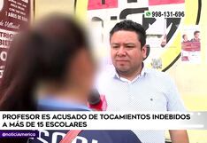 Detienen a profesor en Los Olivos acusado de tocamientos indebidos a 15 niñas (VIDEO)