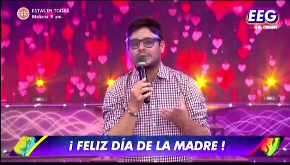Gian Piero Díaz se conmueve al enviar saludo por el Día de la Madre