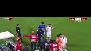 Qatar: momento exacto en que jugador convulsiona durante final | VIDEO