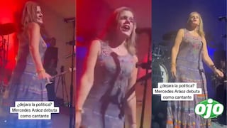 Mercedes Aráoz muestra nueva faceta lejos de la política y se luce cantando rock (VIDEO)