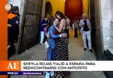 Sheyla Rojas viajó a España para celebrar el cumpleaños de su hijo Antoñito (VIDEO)