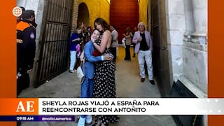 Sheyla Rojas viajó a España para celebrar el cumpleaños de su hijo Antoñito (VIDEO)